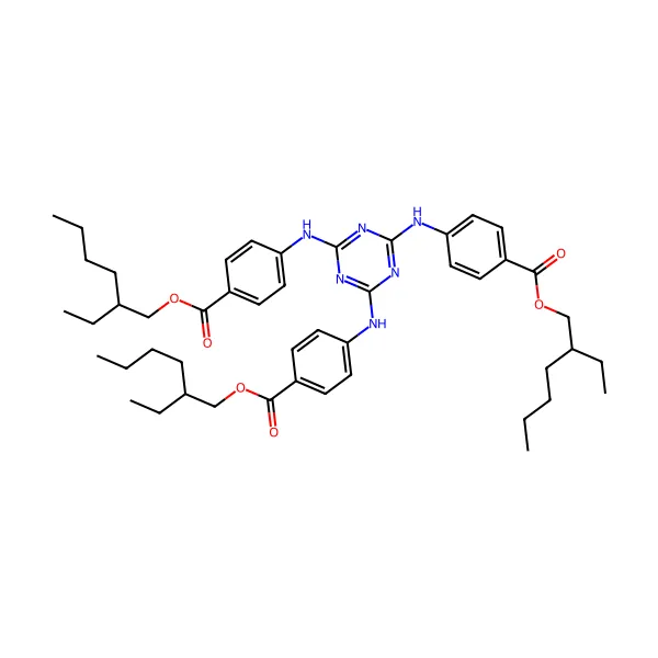 Etilheksil triazon molekül yapısı — CAS 88122-99-0