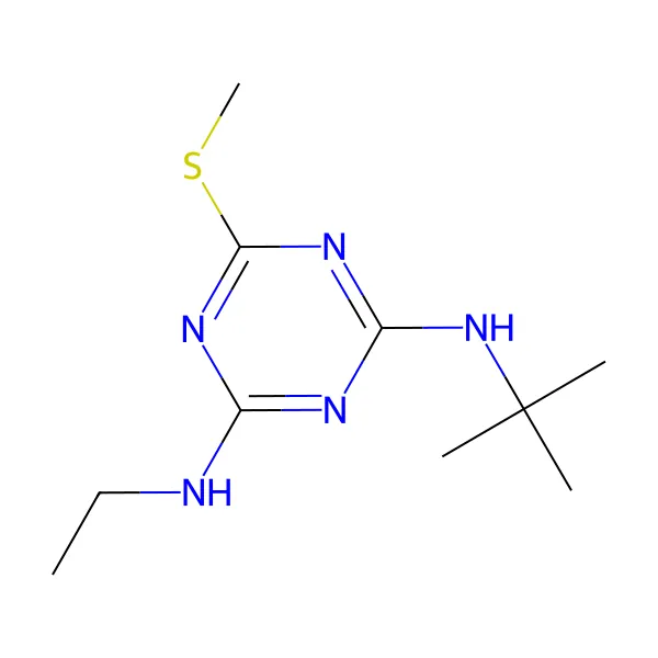 Terbutrin molekül yapısı — CAS 886-50-0