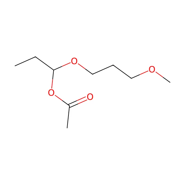 Dipropilen glikol metil eter asetat molekül yapısı — CAS 88917-22-0