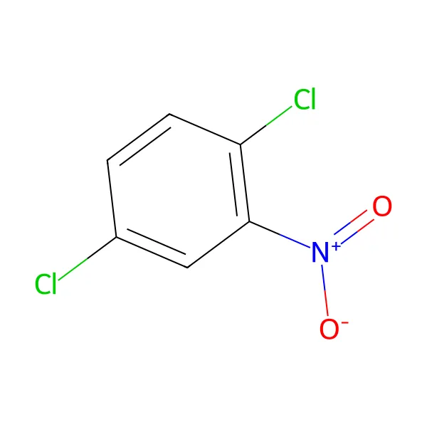 2,5-dikloronitrobenzen molekül yapısı — CAS 89-61-2
