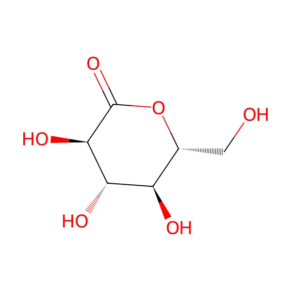 Glukonolakton molekül yapısı — CAS 90-80-2