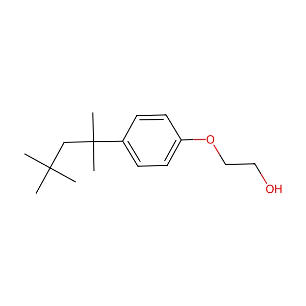Oktilfenol etoksilat molekül yapısı — CAS 9002-93-1