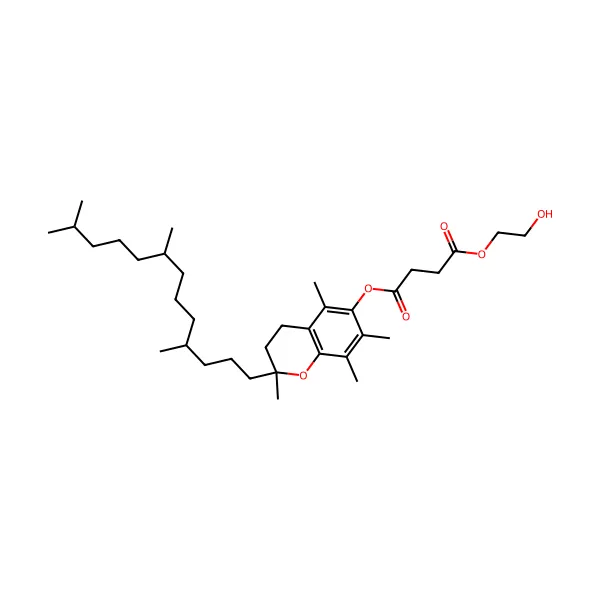 Vitamin E Tokofersolan (TPGS) molekül yapısı — CAS 9002-96-4