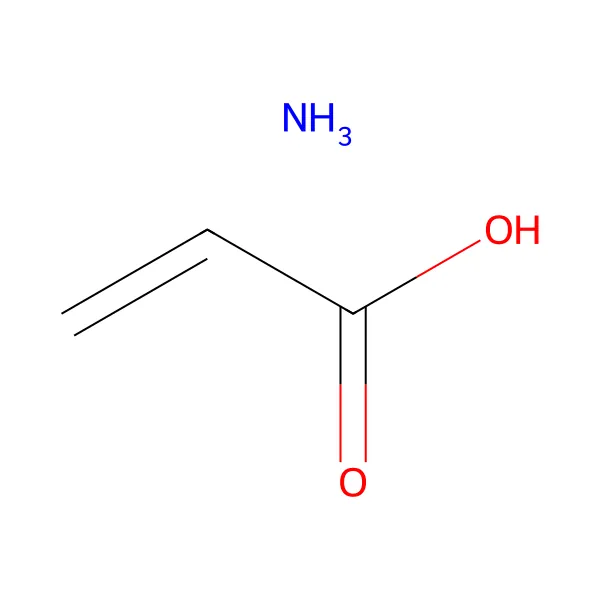 Amonyum poliakrilat molekül yapısı — CAS 9003-03-6