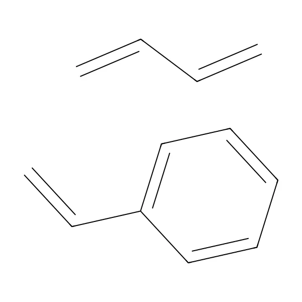 Stiren Butadien Kopolimeri molekül yapısı — CAS 9003-55-8