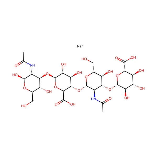 Hyalüronik asit molekül yapısı — CAS 9004-61-9