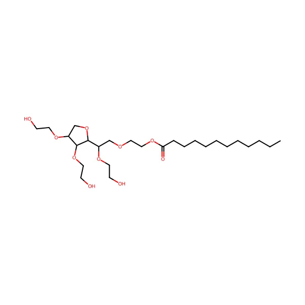 Polisorbat 20 molekül yapısı — CAS 9005-64-5