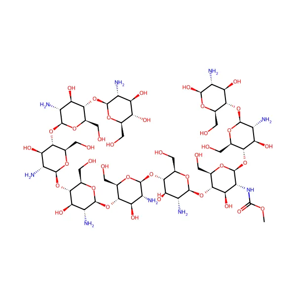 Kitosan molekül yapısı — CAS 9012-76-4