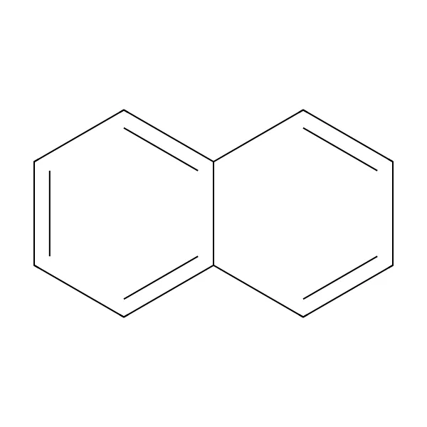 Naftalin molekül yapısı — CAS 91-20-3