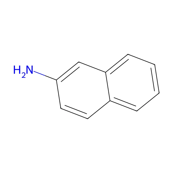 2-naftilamin molekül yapısı — CAS 91-59-8