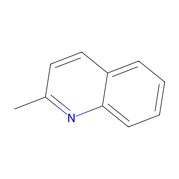2-metilkinolin molekül yapısı — CAS 91-63-4
