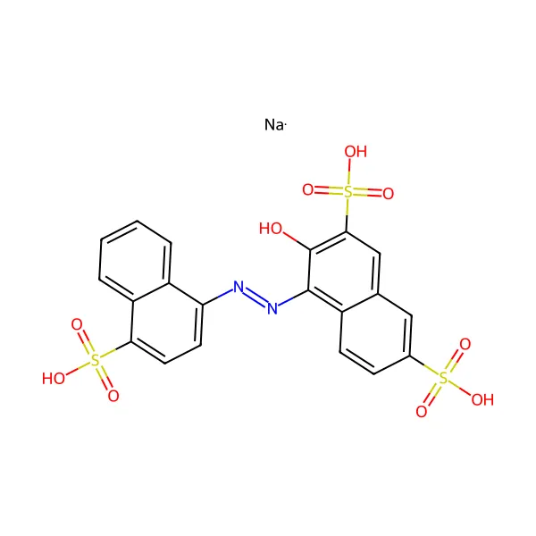 Amarant molekül yapısı — CAS 915-67-3