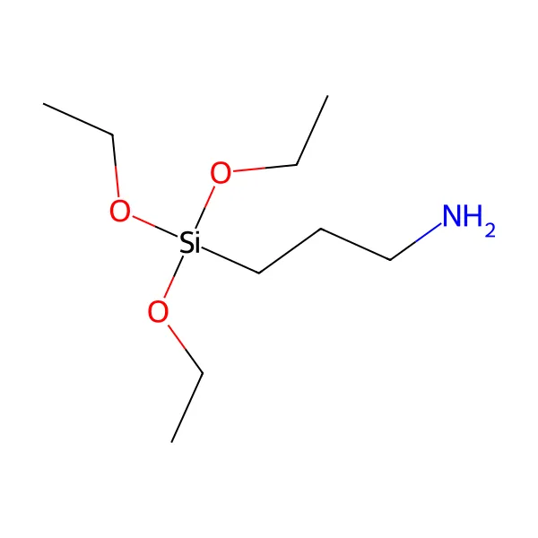 (3-Aminopropil)trietoksisilan molekül yapısı — CAS 919-30-2