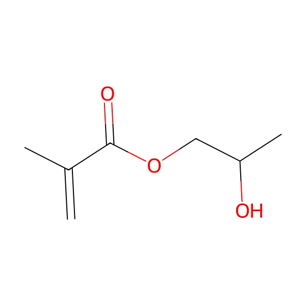 2-hidroksipropil metakrilat molekül yapısı — CAS 923-26-2
