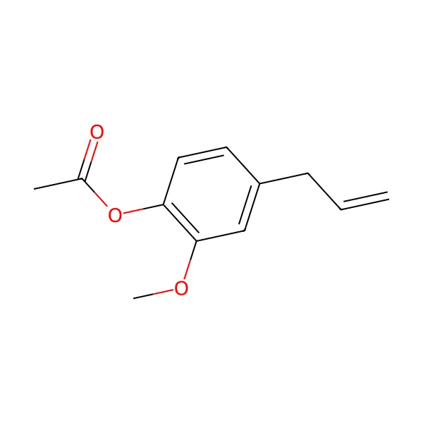 Öjenil asetat molekül yapısı — CAS 93-28-7