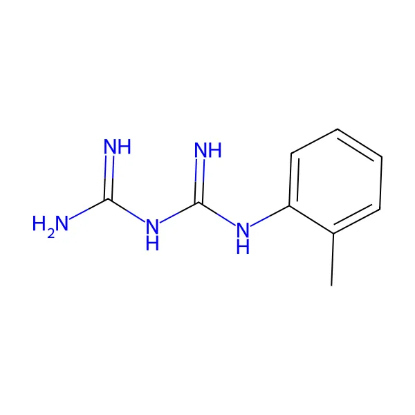 o-tolil biguanid molekül yapısı — CAS 93-69-6