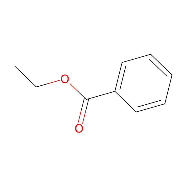 Etil benzoat molekül yapısı — CAS 93-89-0