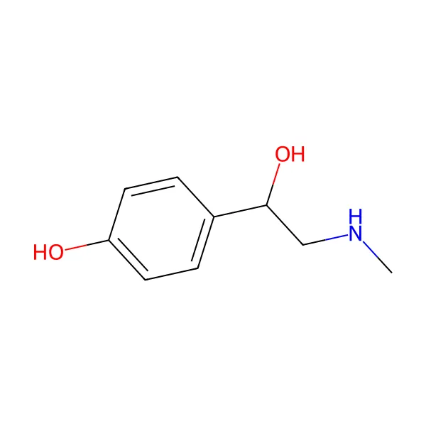 Sinefrin molekül yapısı — CAS 94-07-5