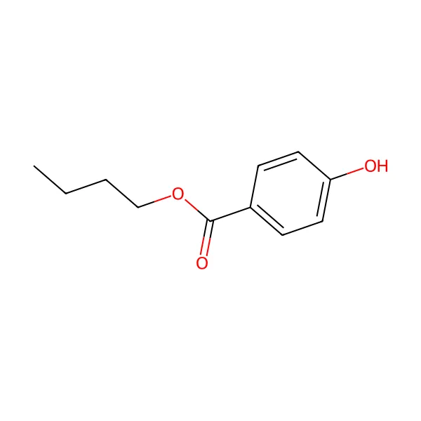 Butil paraben molekül yapısı — CAS 94-26-8