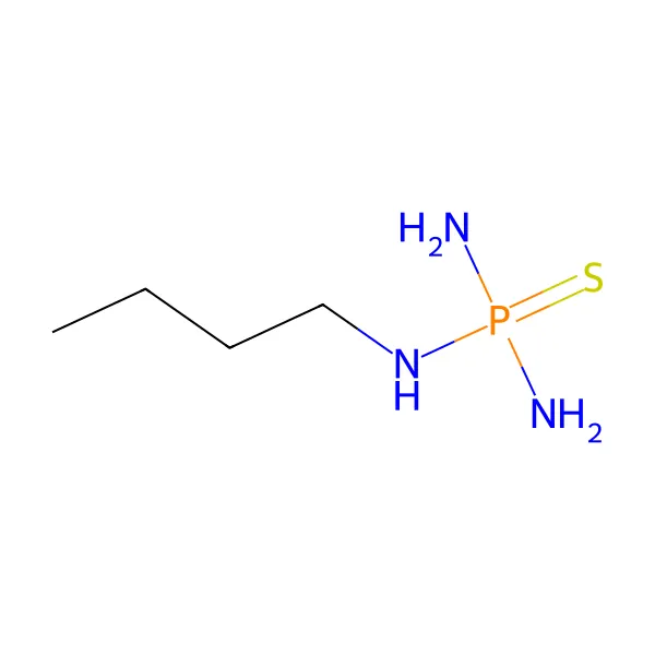 n-butilfosforotiyik triamid molekül yapısı — CAS 94317-64-3