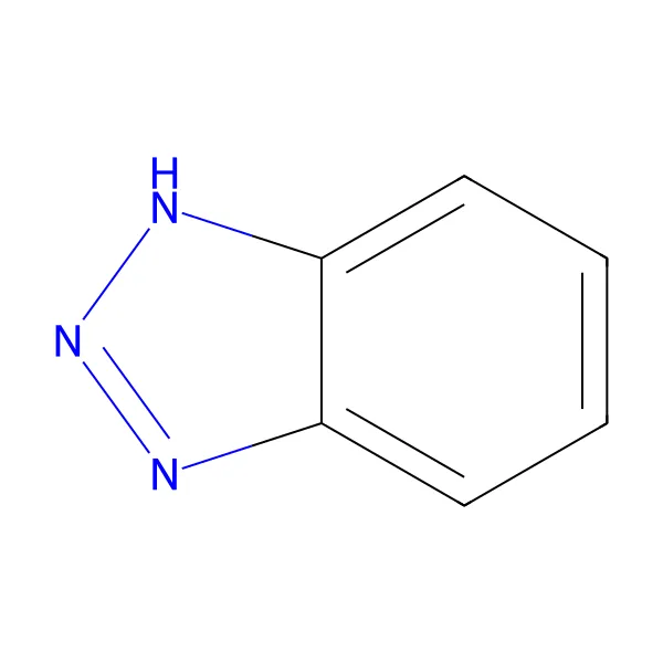 Benzotriazol molekül yapısı — CAS 95-14-7