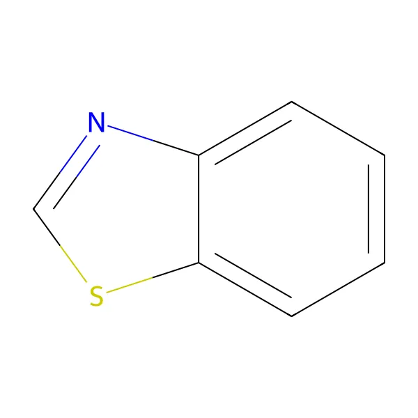 Benzotiyazol molekül yapısı — CAS 95-16-9