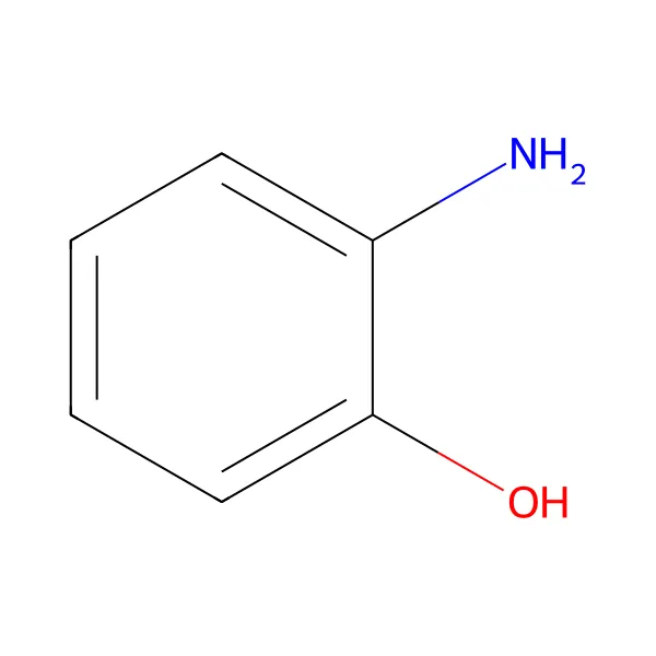 2-Aminofenol molekül yapısı — CAS 95-55-6
