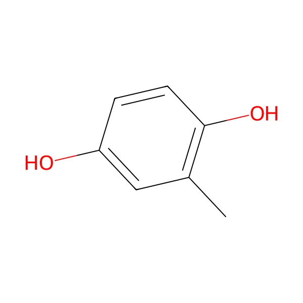 Metilhidrokinon molekül yapısı — CAS 95-71-6