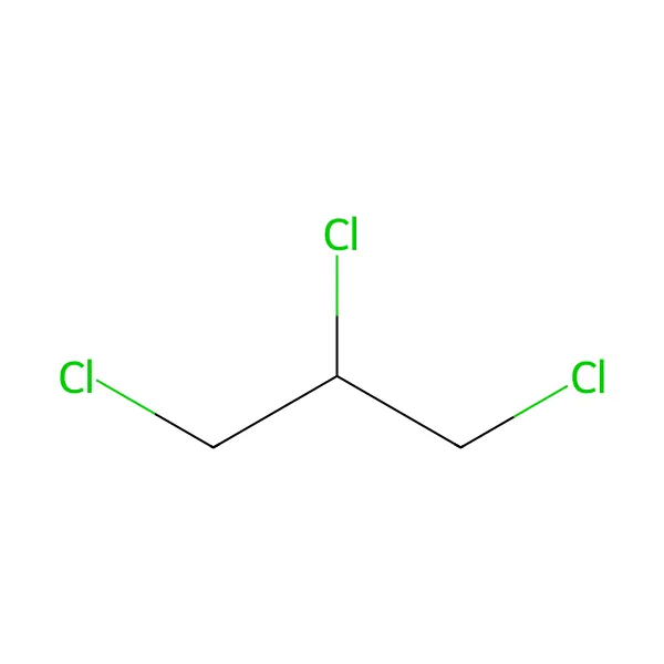 1,2,3-trikloropropan molekül yapısı — CAS 96-18-4
