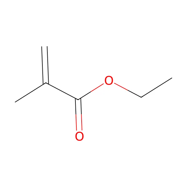 Etil metakrilat molekül yapısı — CAS 97-63-2