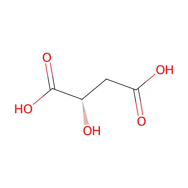 L-malik asit molekül yapısı — CAS 97-67-6