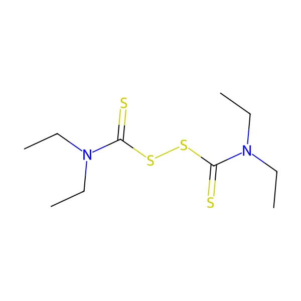 Disülfiram molekül yapısı — CAS 97-77-8