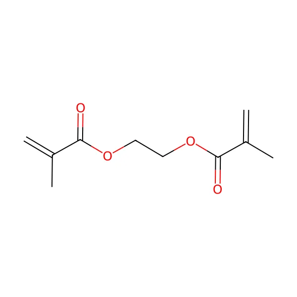 Etilen glikol dimetakrilat molekül yapısı — CAS 97-90-5