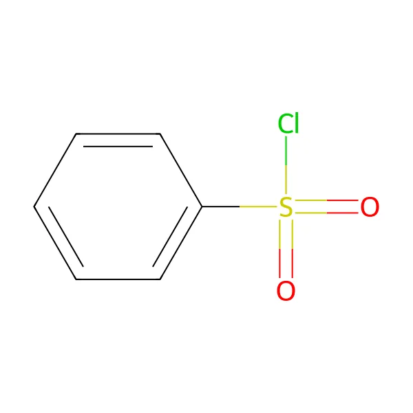 Benzensülfonil klorür molekül yapısı — CAS 98-09-9