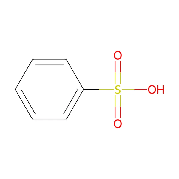 Benzensülfonik asit molekül yapısı — CAS 98-11-3