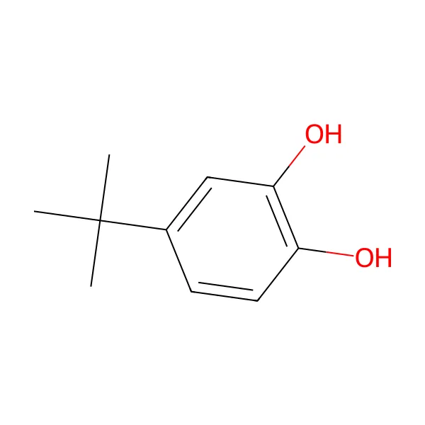 4-tert-bütilkatekol molekül yapısı — CAS 98-29-3
