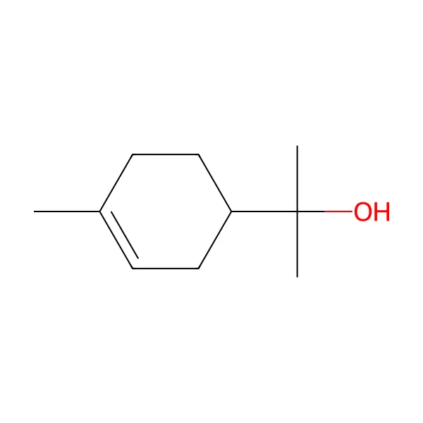 Alfa-terpineol molekül yapısı — CAS 98-55-5