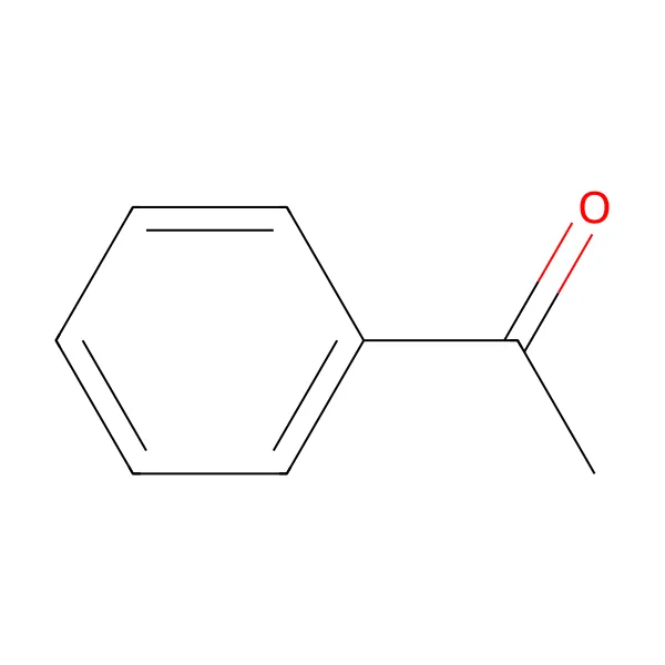 Asetofenon molekül yapısı — CAS 98-86-2