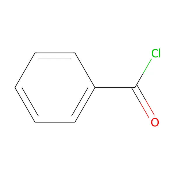 Benzoil klorür molekül yapısı — CAS 98-88-4