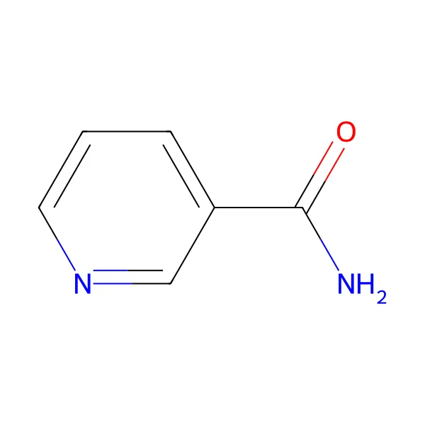 Vitamin B3 Nikotinamid molekül yapısı — CAS 98-92-0