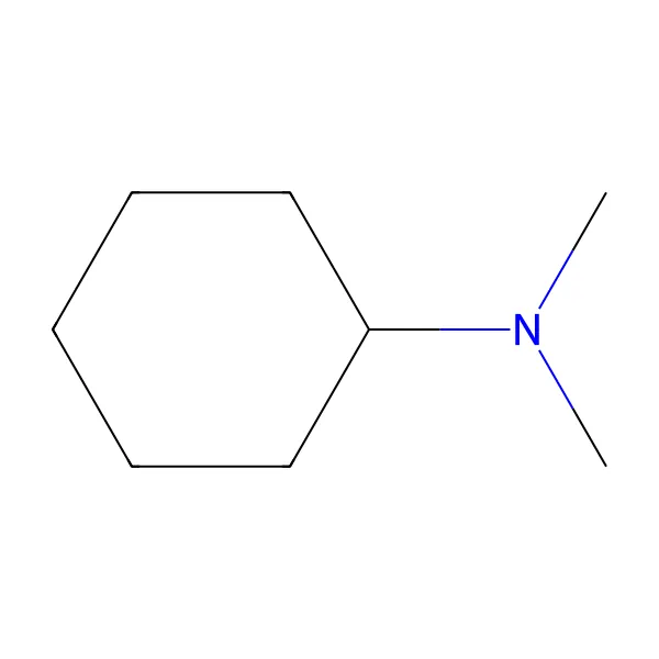 N,N-dimetilsikloheksilamin molekül yapısı — CAS 98-94-2