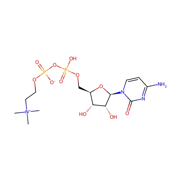 Sitikolin molekül yapısı — CAS 987-78-0
