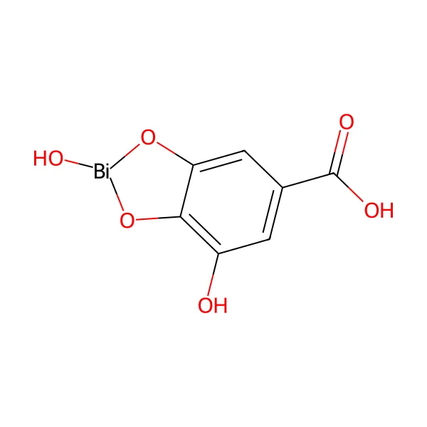 Bizmut subgallat molekül yapısı — CAS 99-26-3