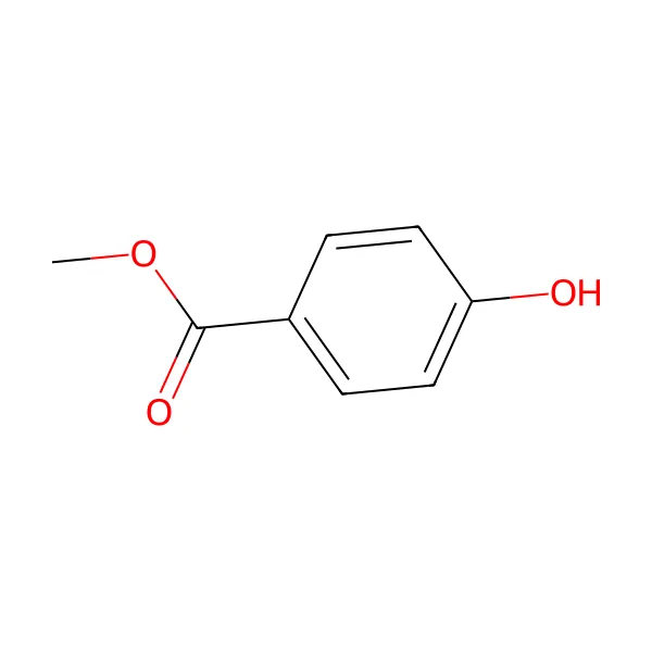 Metilparaben molekül yapısı — CAS 99-76-3